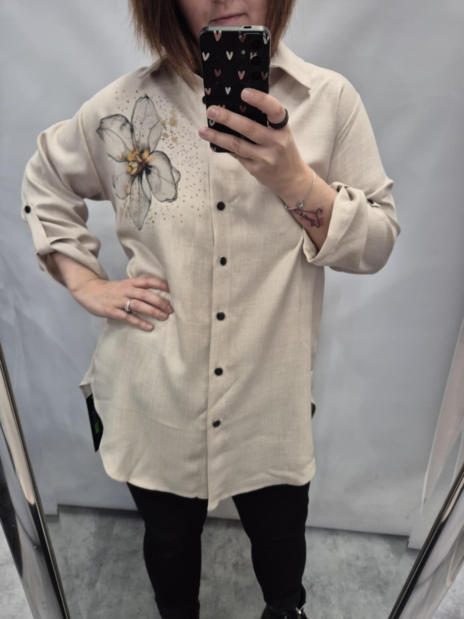 Dámská tuniková košile F2114