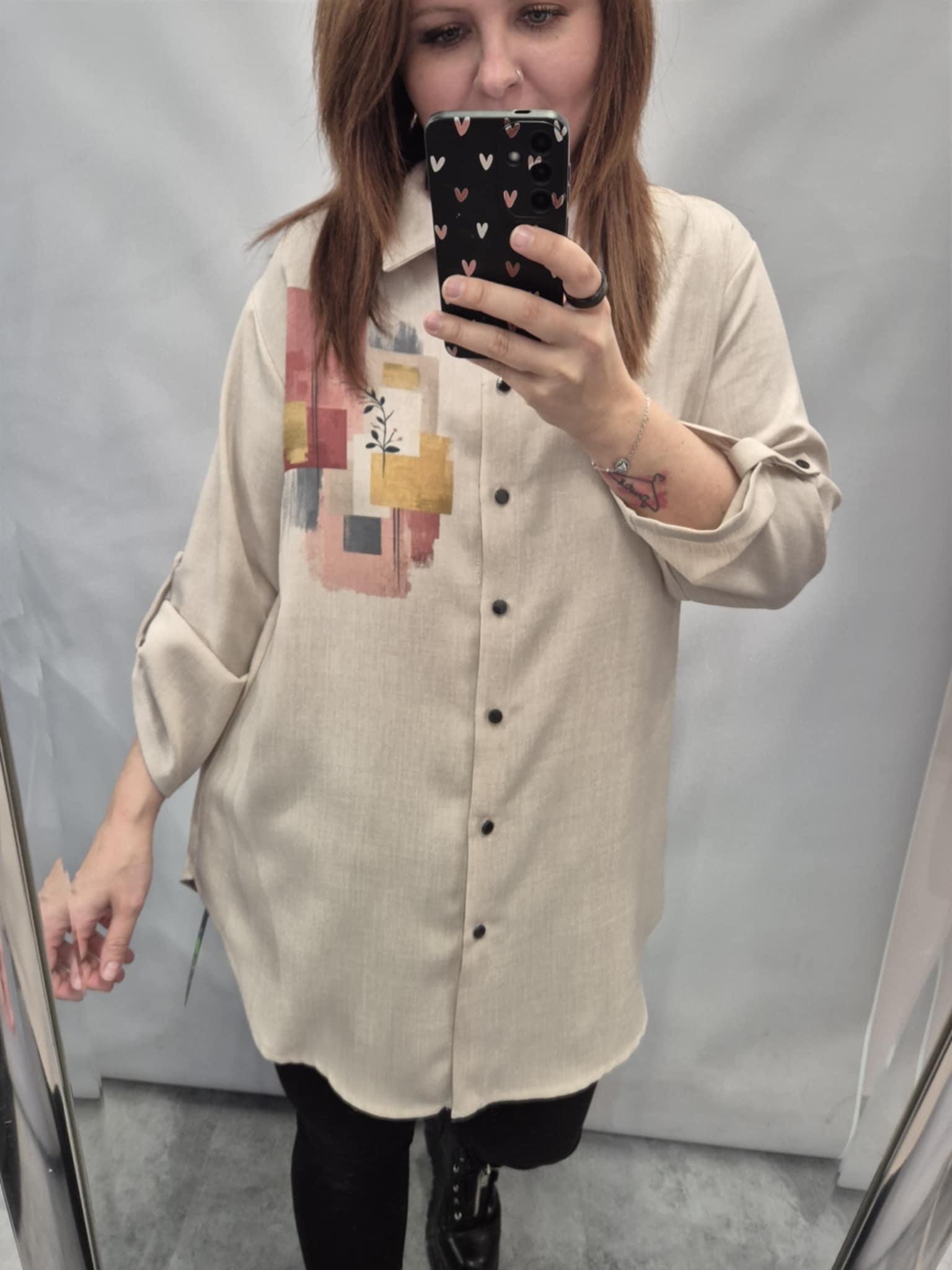 Dámská tuniková košile F2118